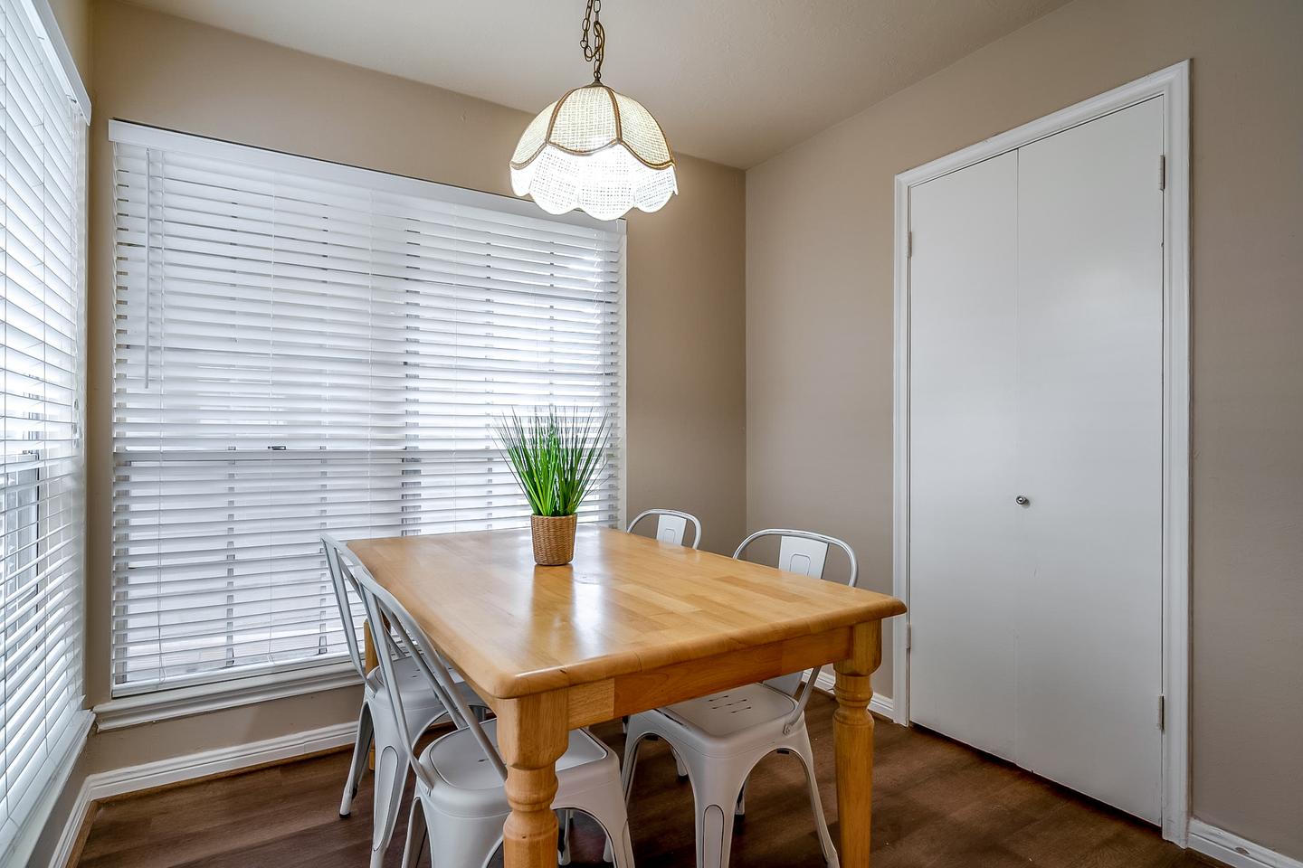 Common spaces including the kitchen
