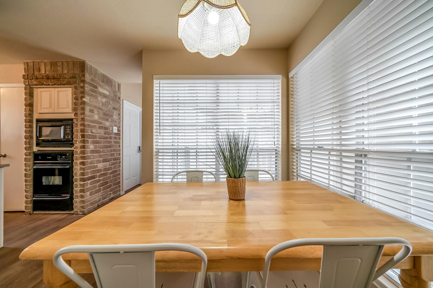Common spaces including the kitchen