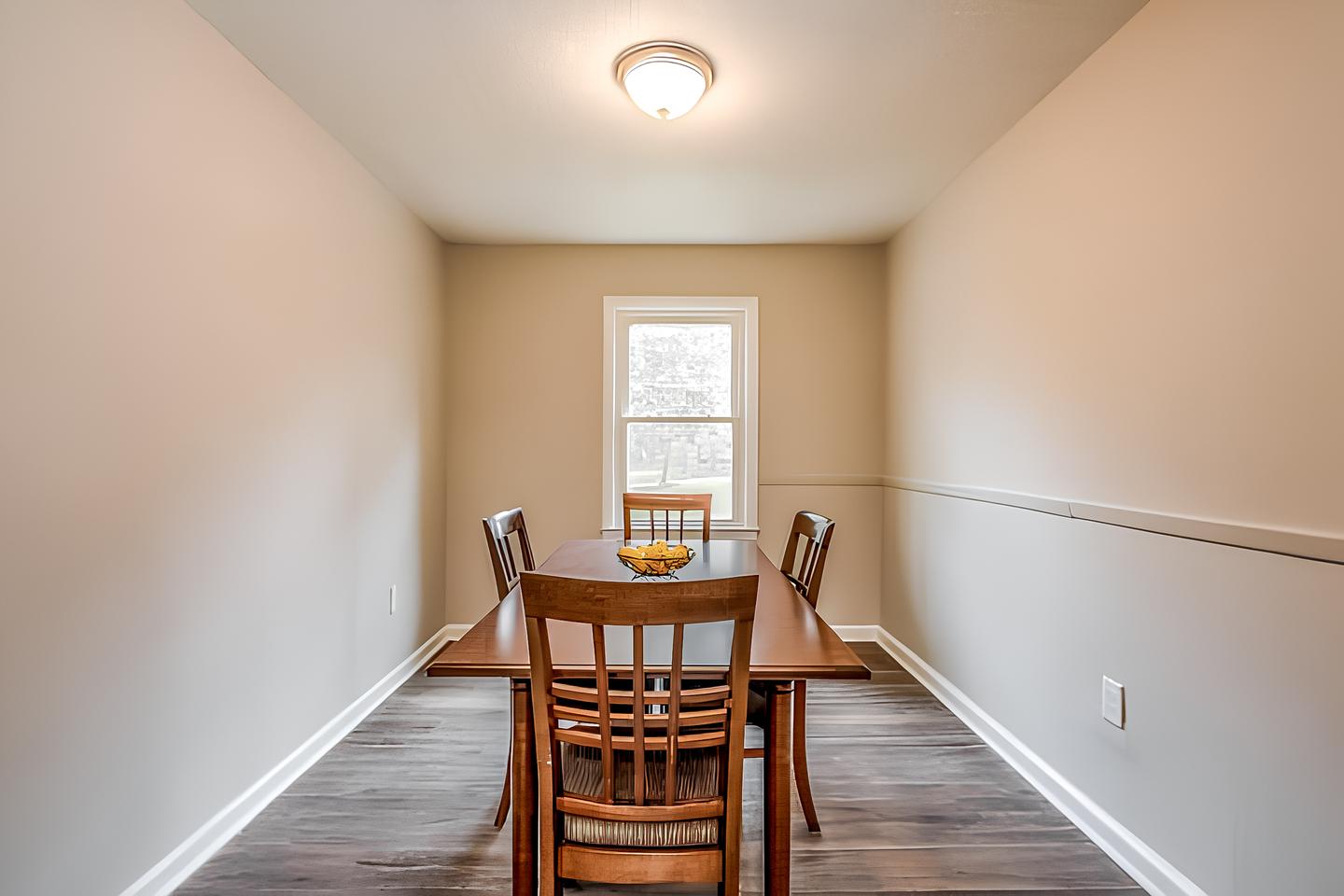 Common spaces including the kitchen