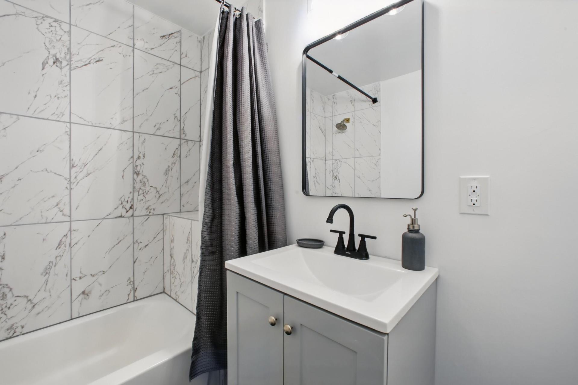 Private bathroom in bedroom