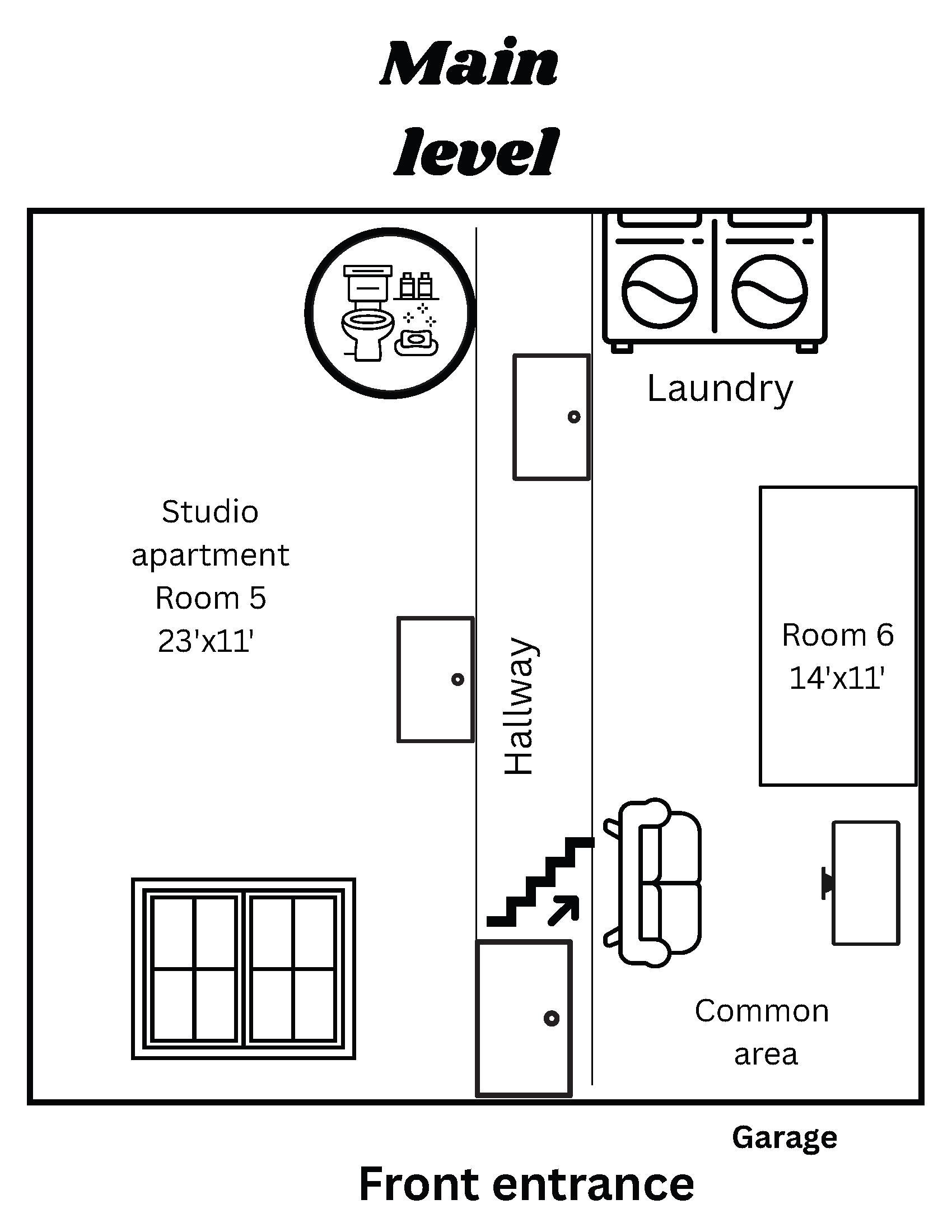 Floor plan level 1