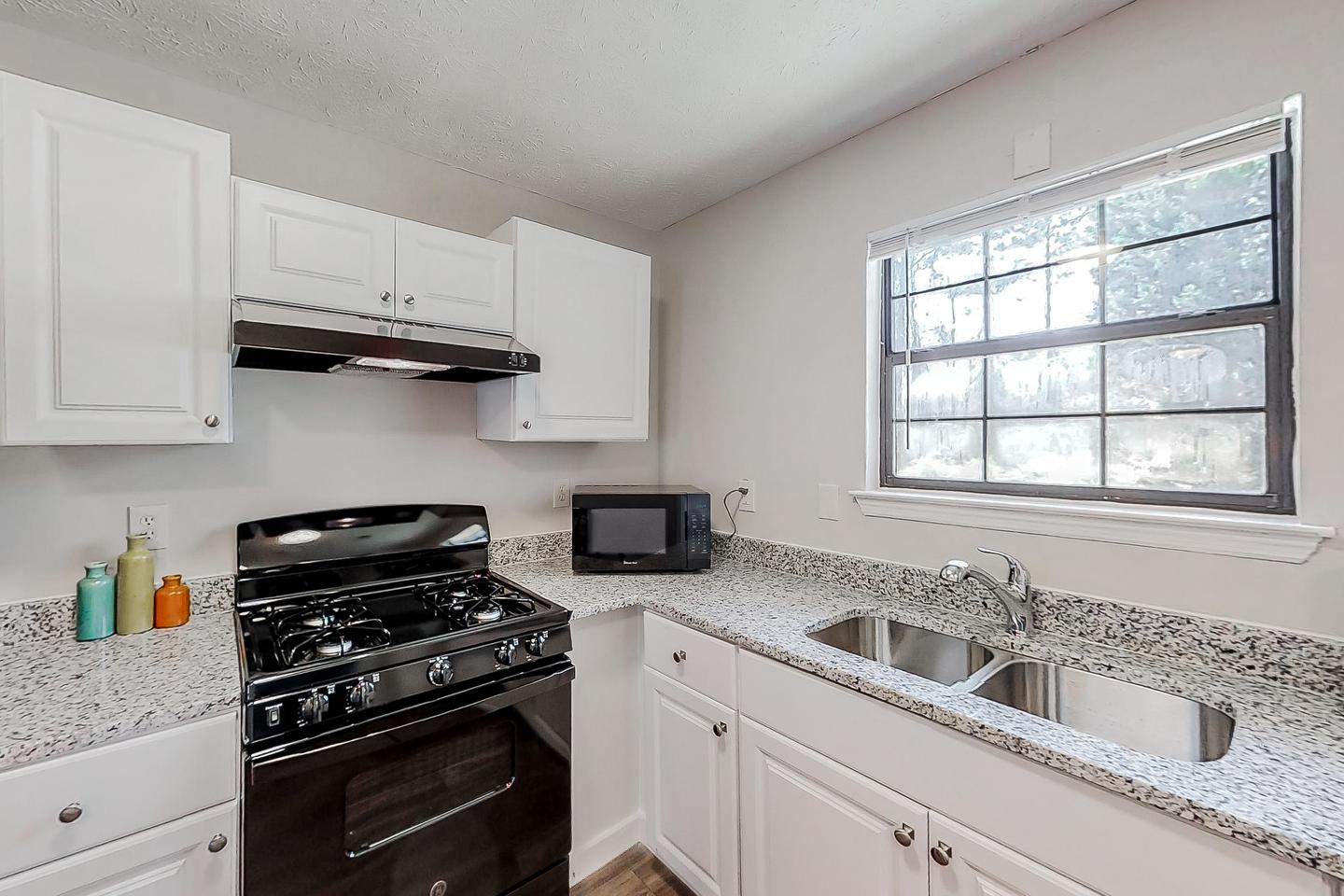 Common spaces including the kitchen