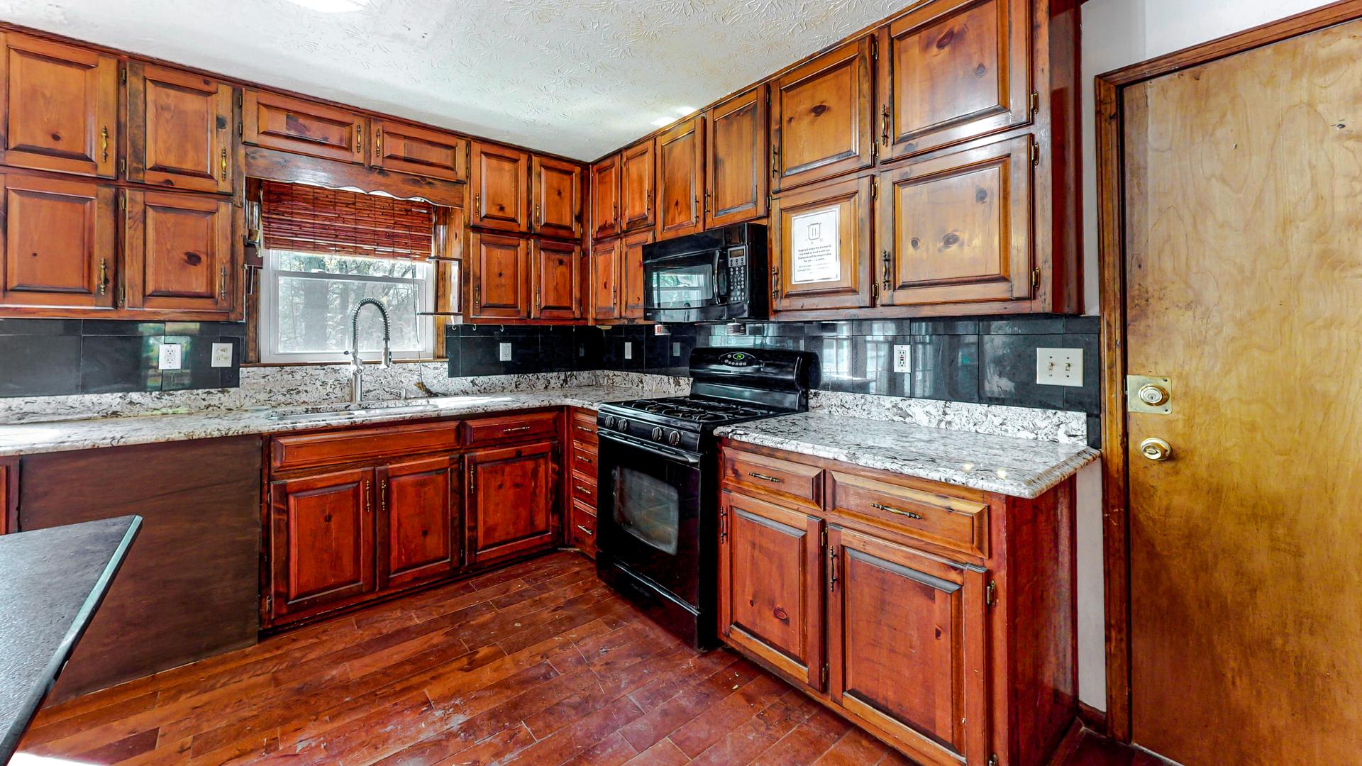 Common spaces including the kitchen