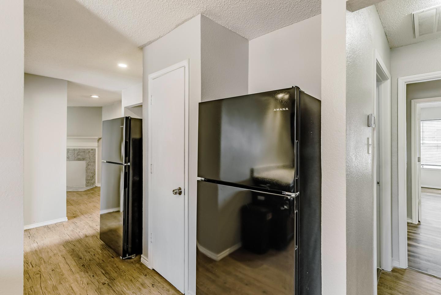 Common spaces including the kitchen