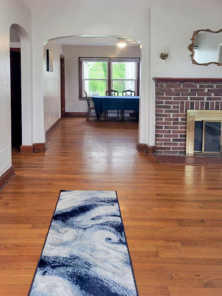Common spaces including the kitchen