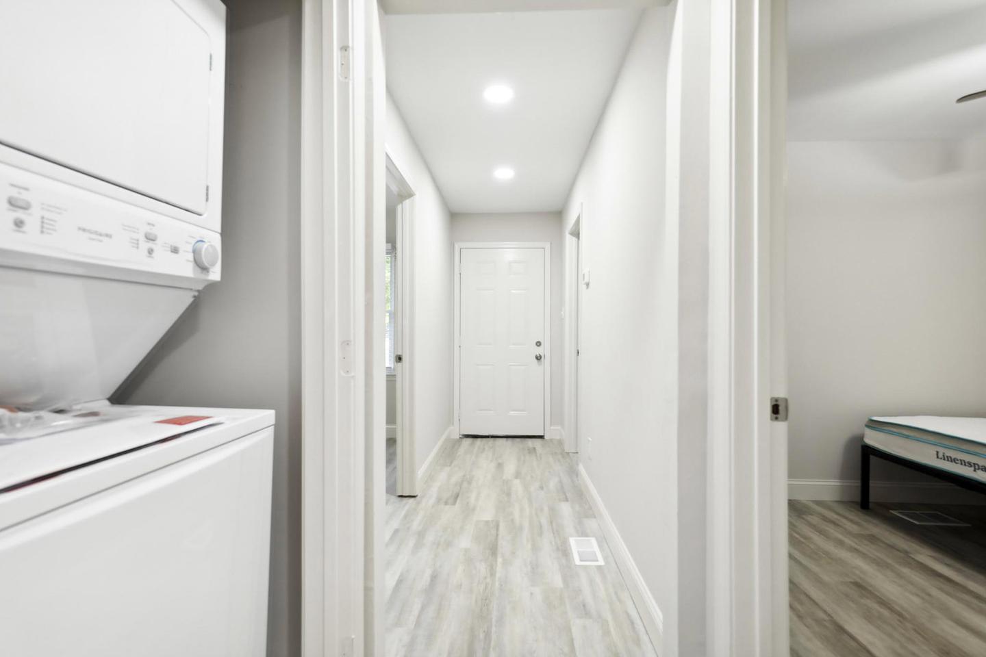 Common spaces including the kitchen