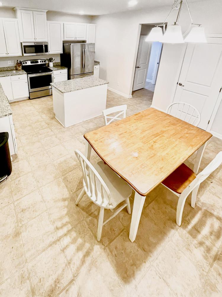 Common spaces including the kitchen