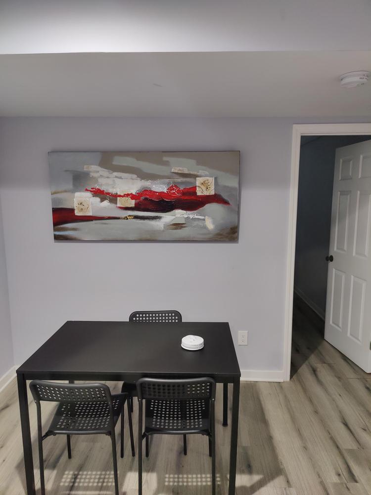 Common spaces including the kitchen