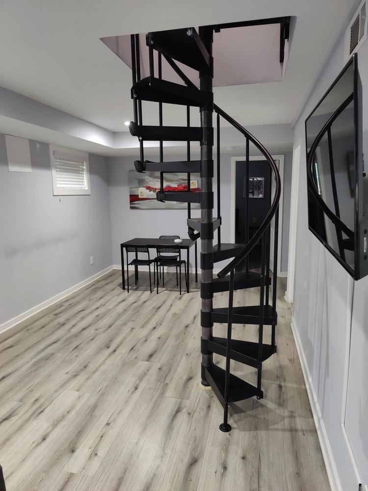 Common spaces including the kitchen