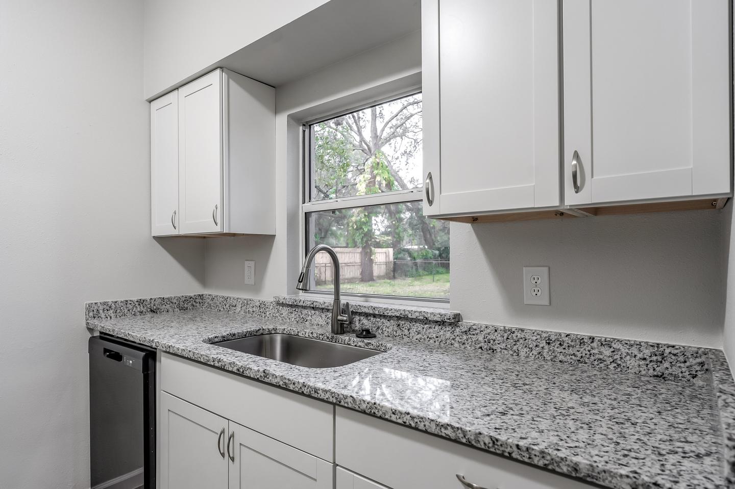 Common spaces including the kitchen