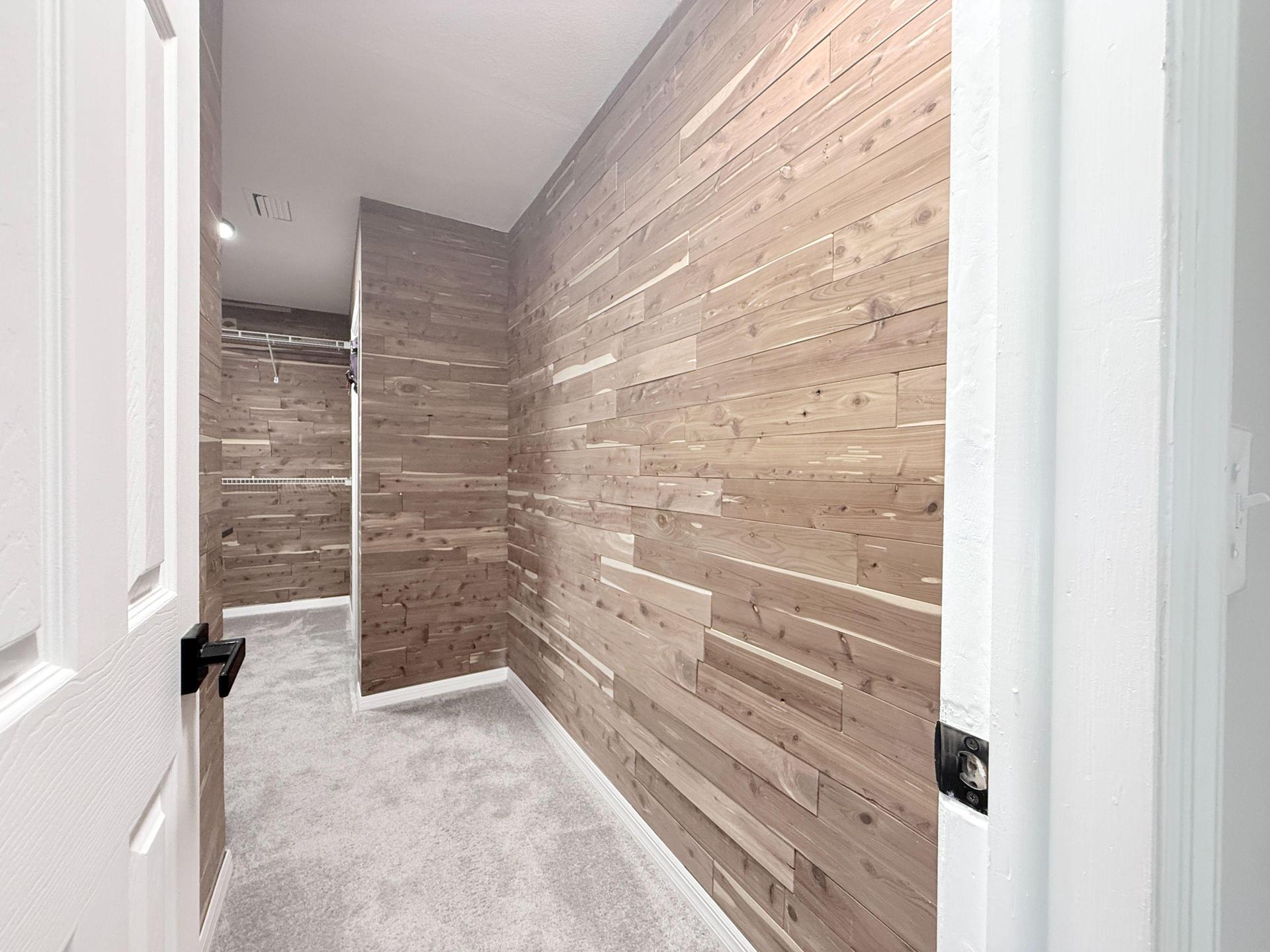 Cedar Walk-In Closet