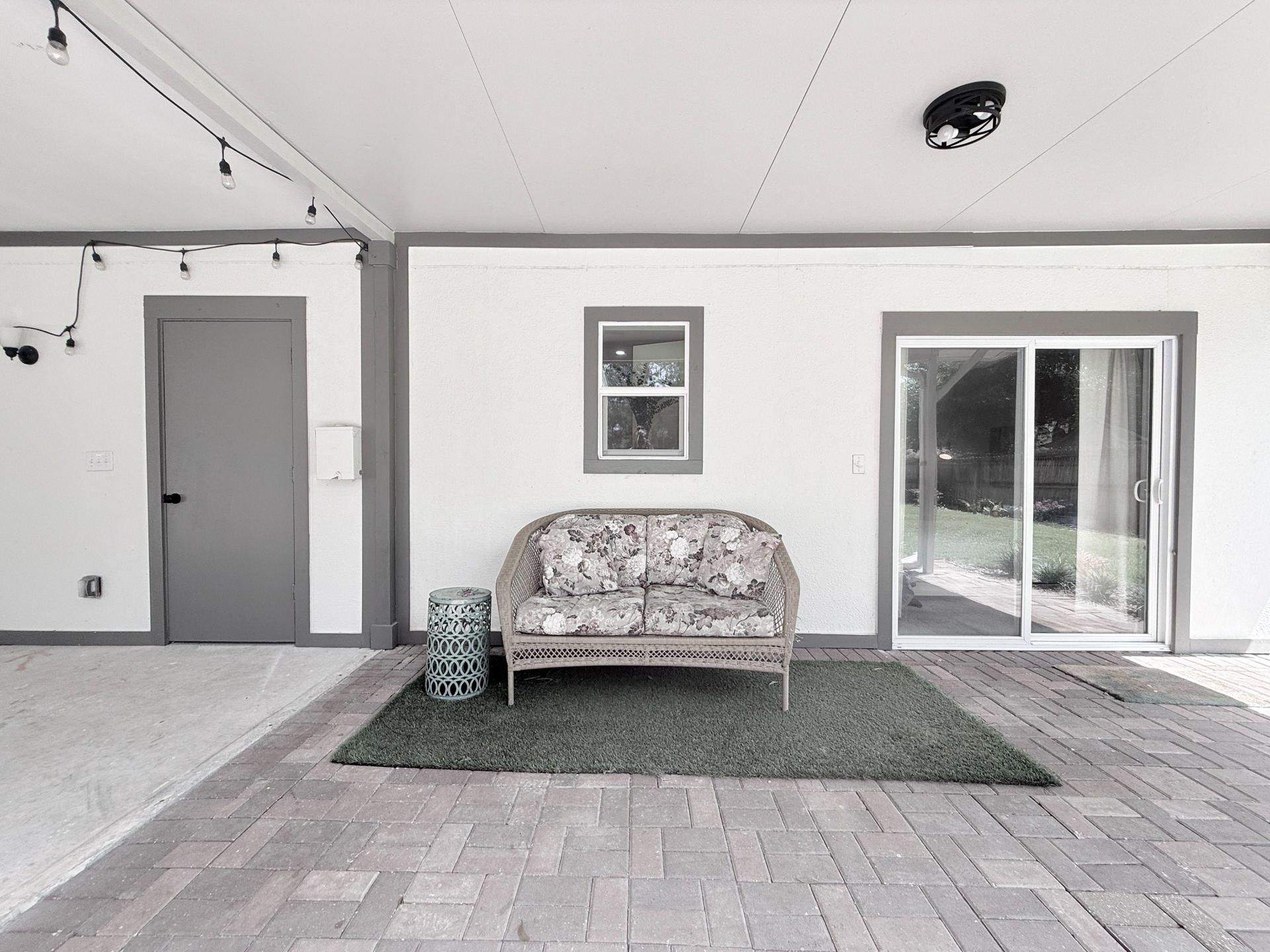 Patio Outside Ensuite