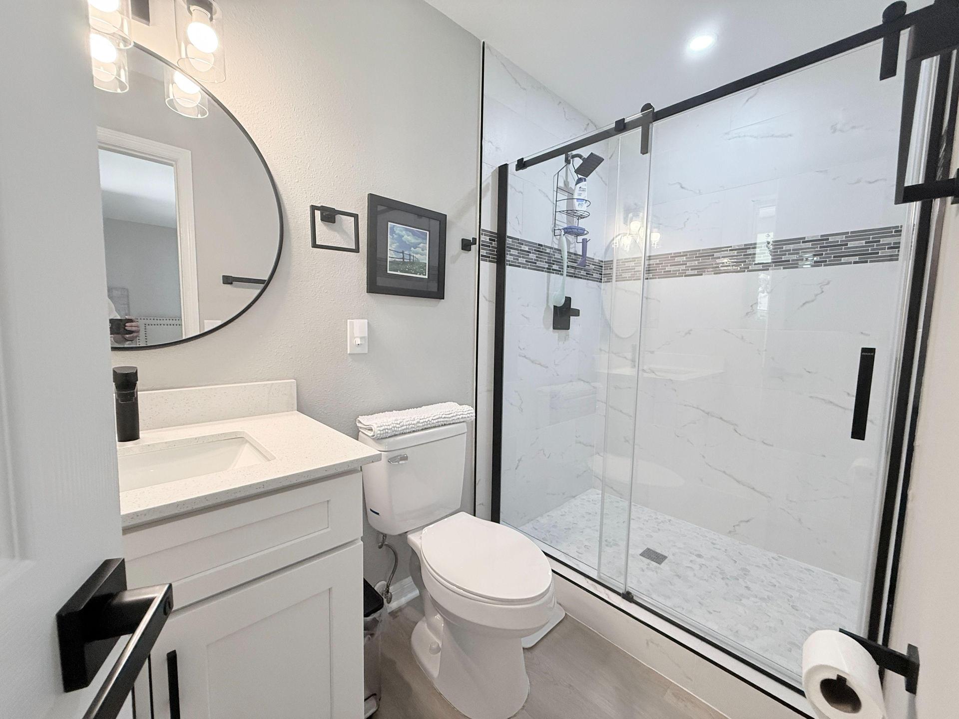 Private Bathroom with Walk In Shower