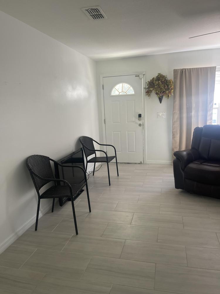 Common spaces including the kitchen
