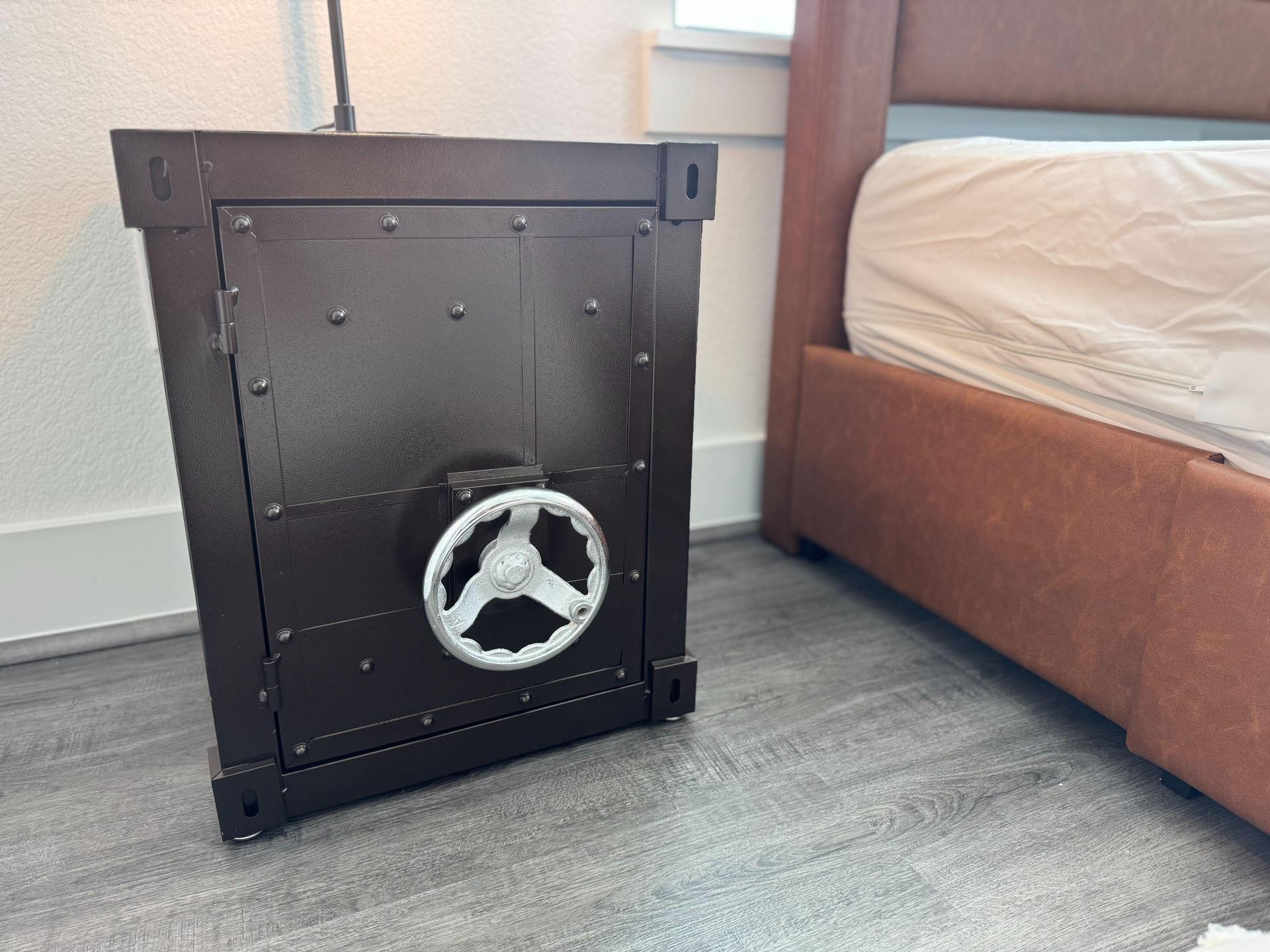 Industrial Style Vault Nighstand