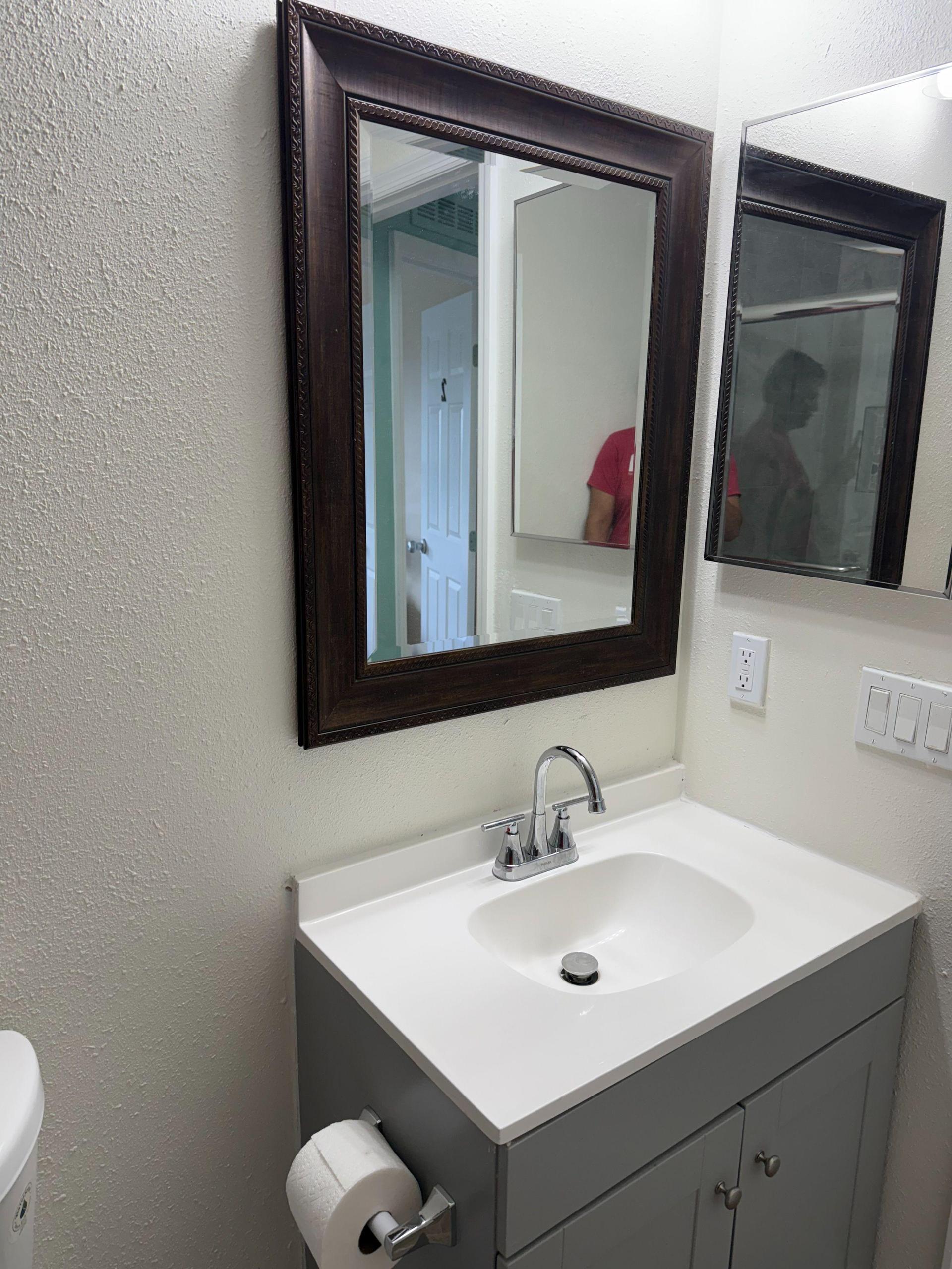 Shared bathroom with one other person only