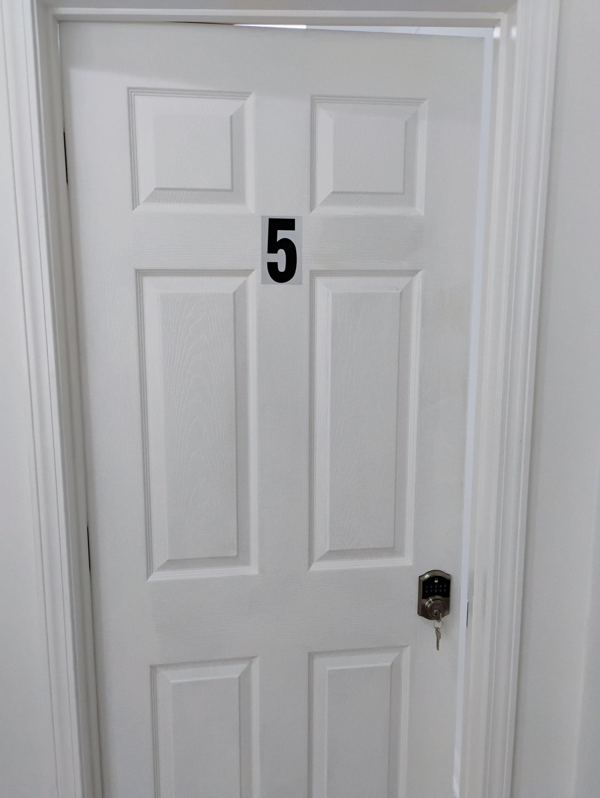 Room 5 door