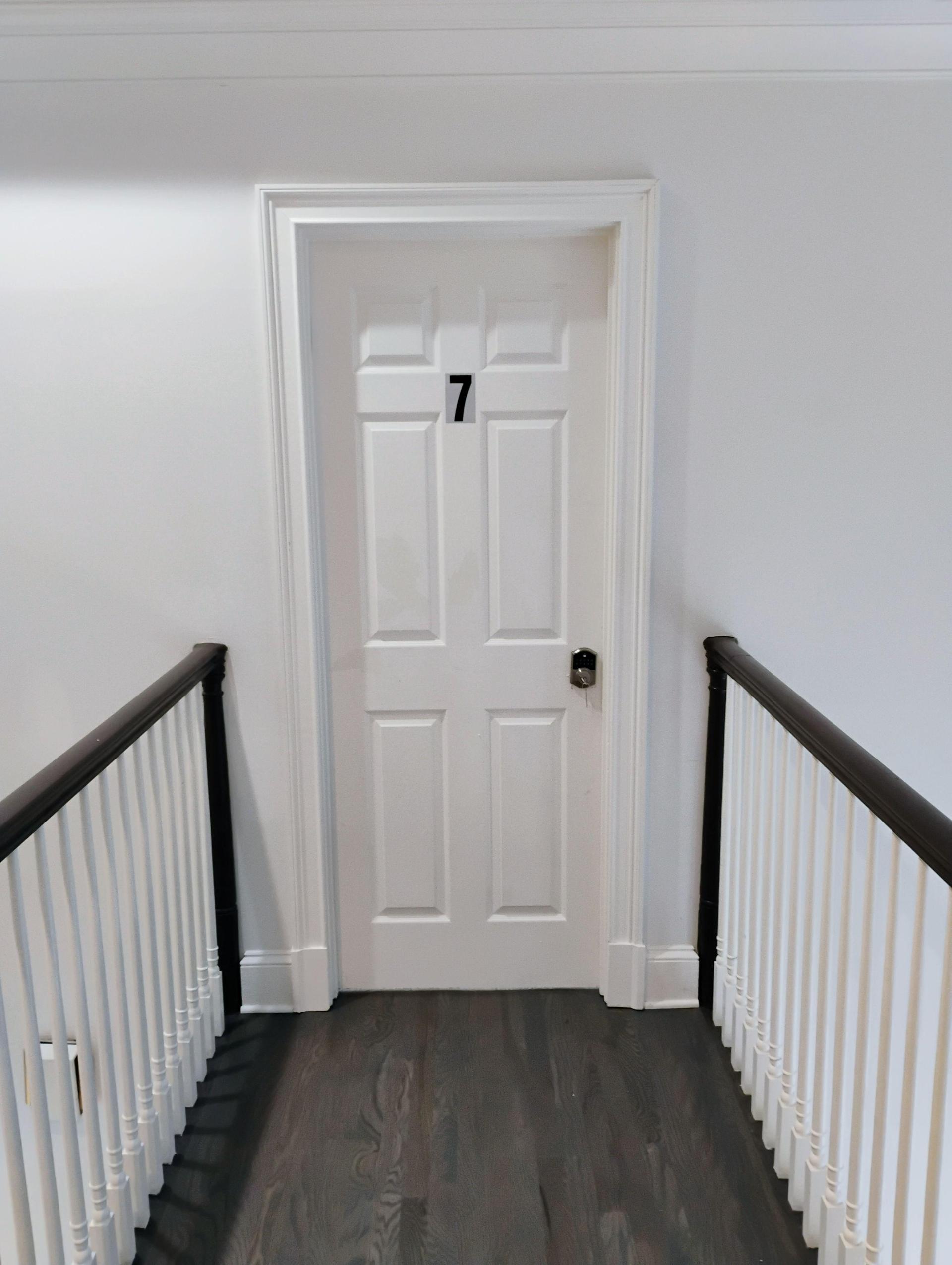 Room 7 door