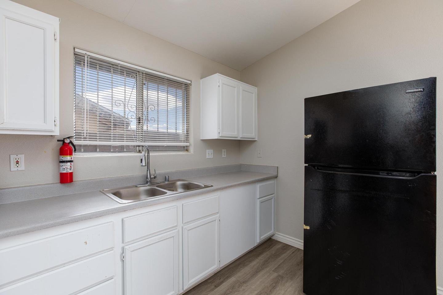Common spaces including the kitchen
