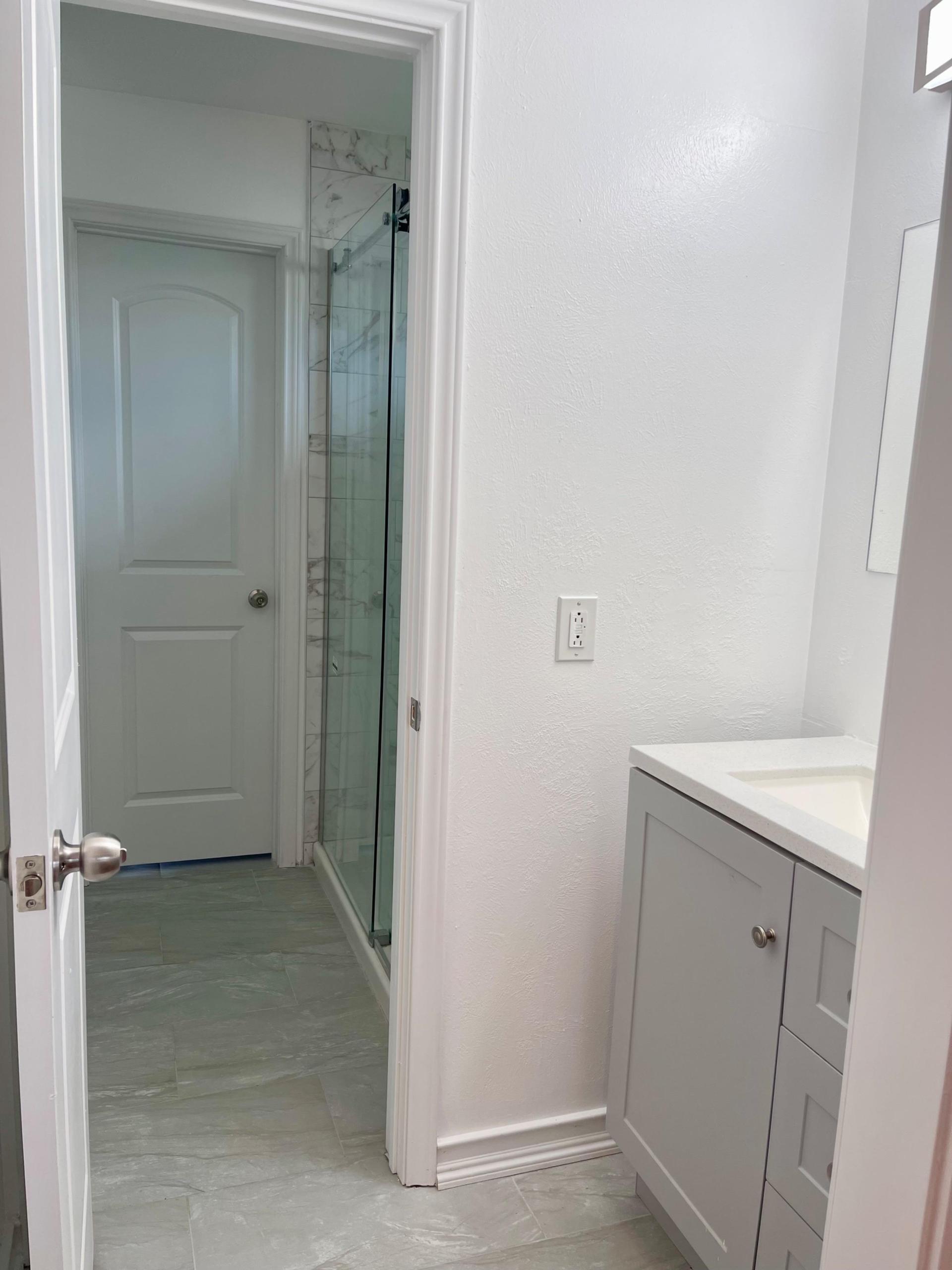 Private sink area