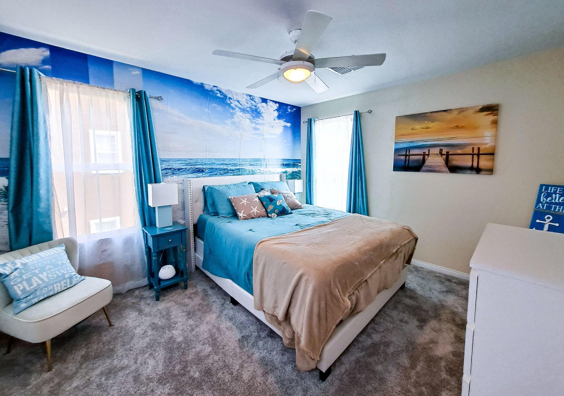 SECOND BEDROOM WITH BEACH THEME
