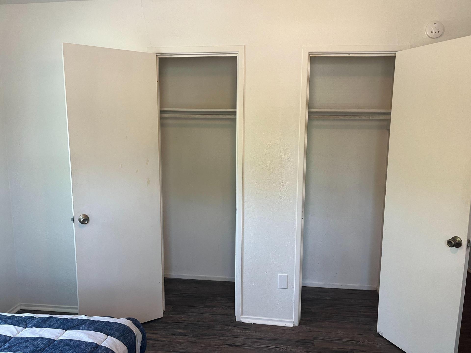 Bedroom 6 extra closet space