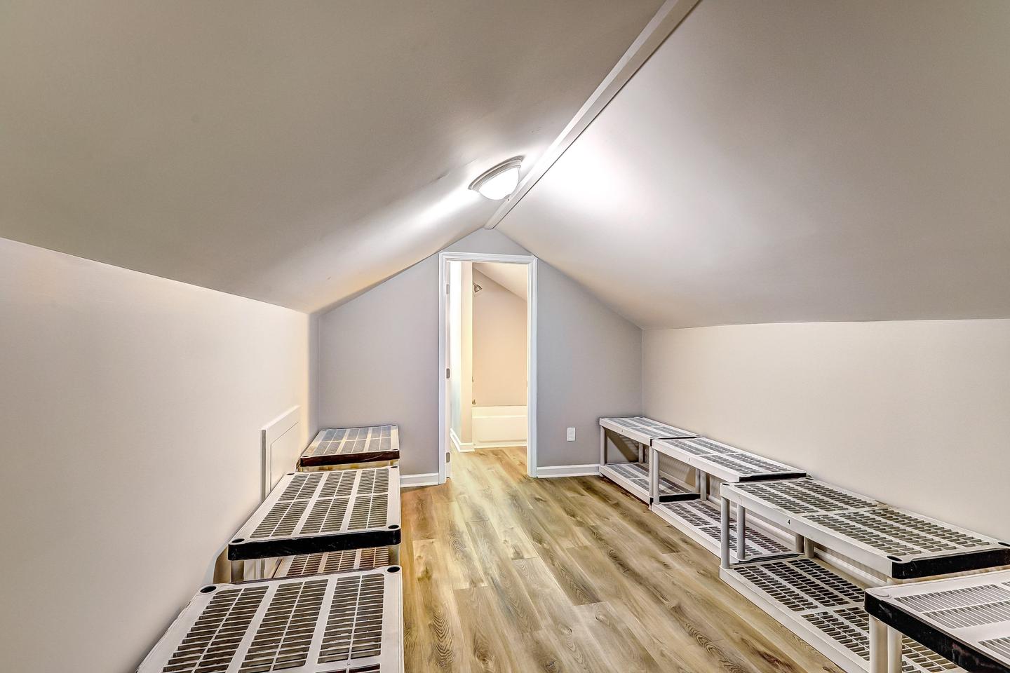 Common spaces including the kitchen