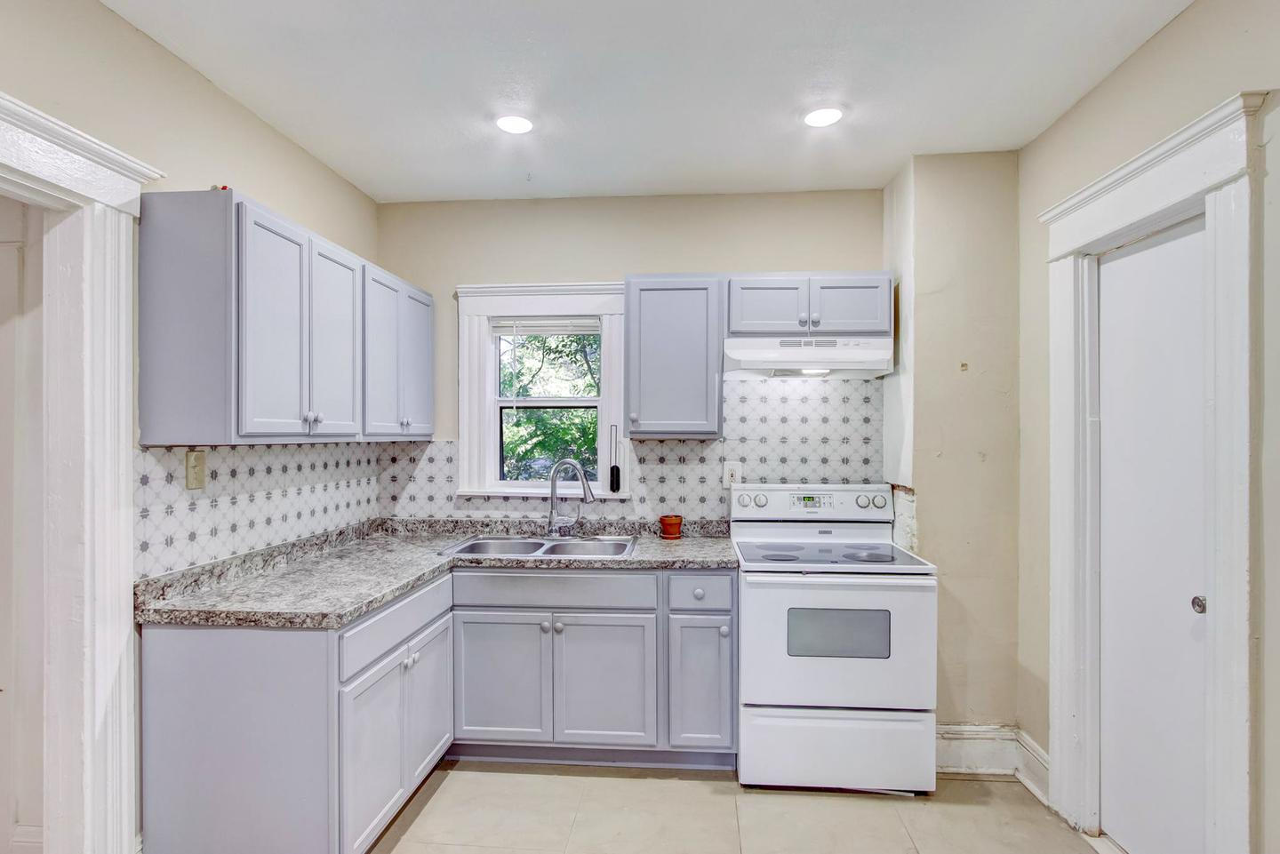 Common spaces including the kitchen