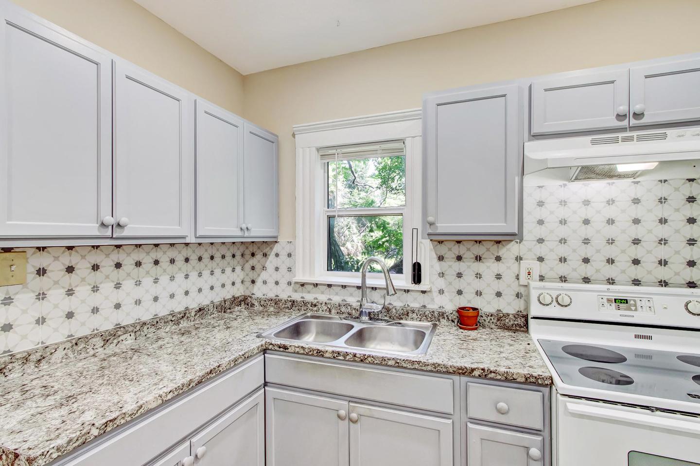 Common spaces including the kitchen