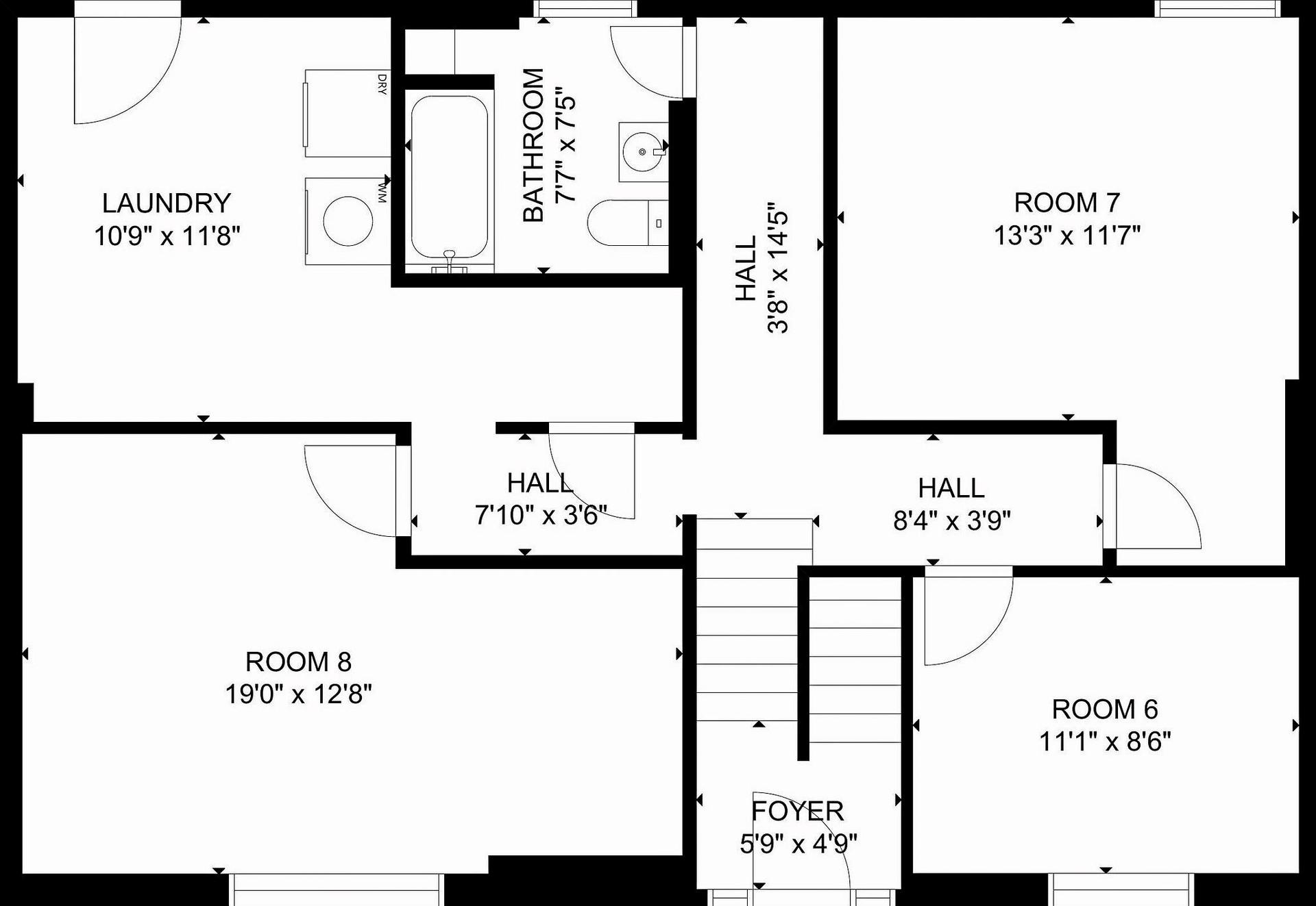 Common spaces including the kitchen