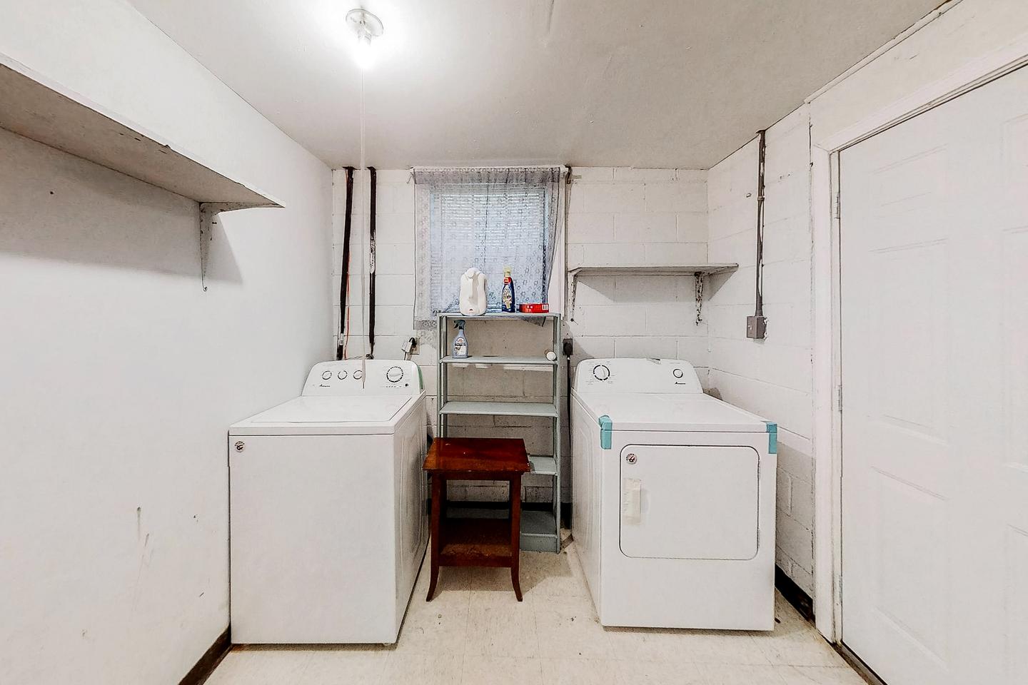 Common spaces including the kitchen