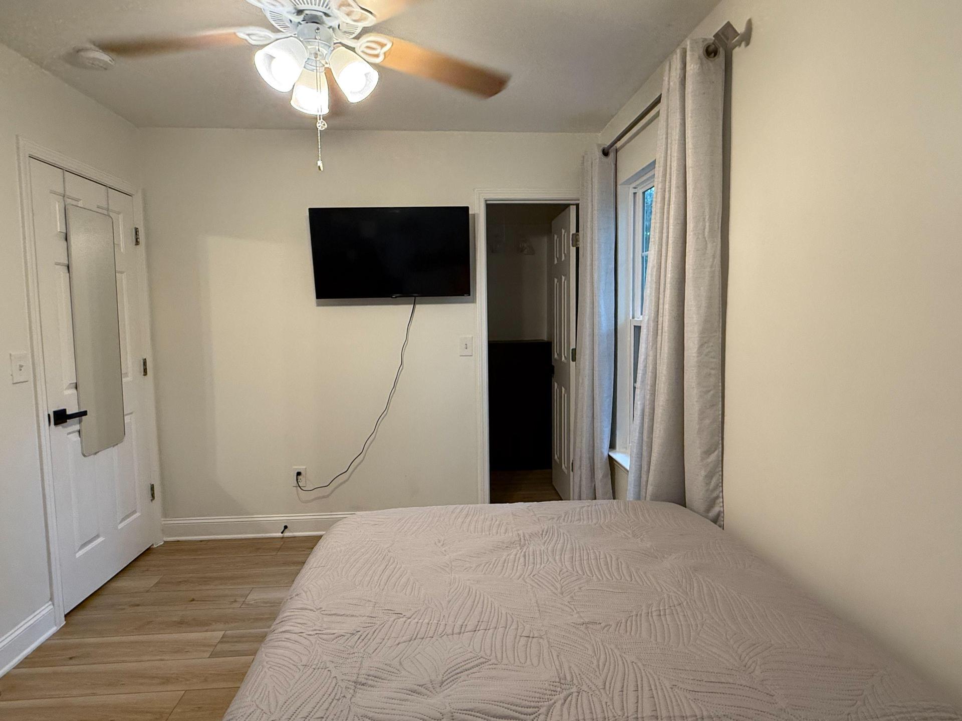 Ceiling Fan & TV
