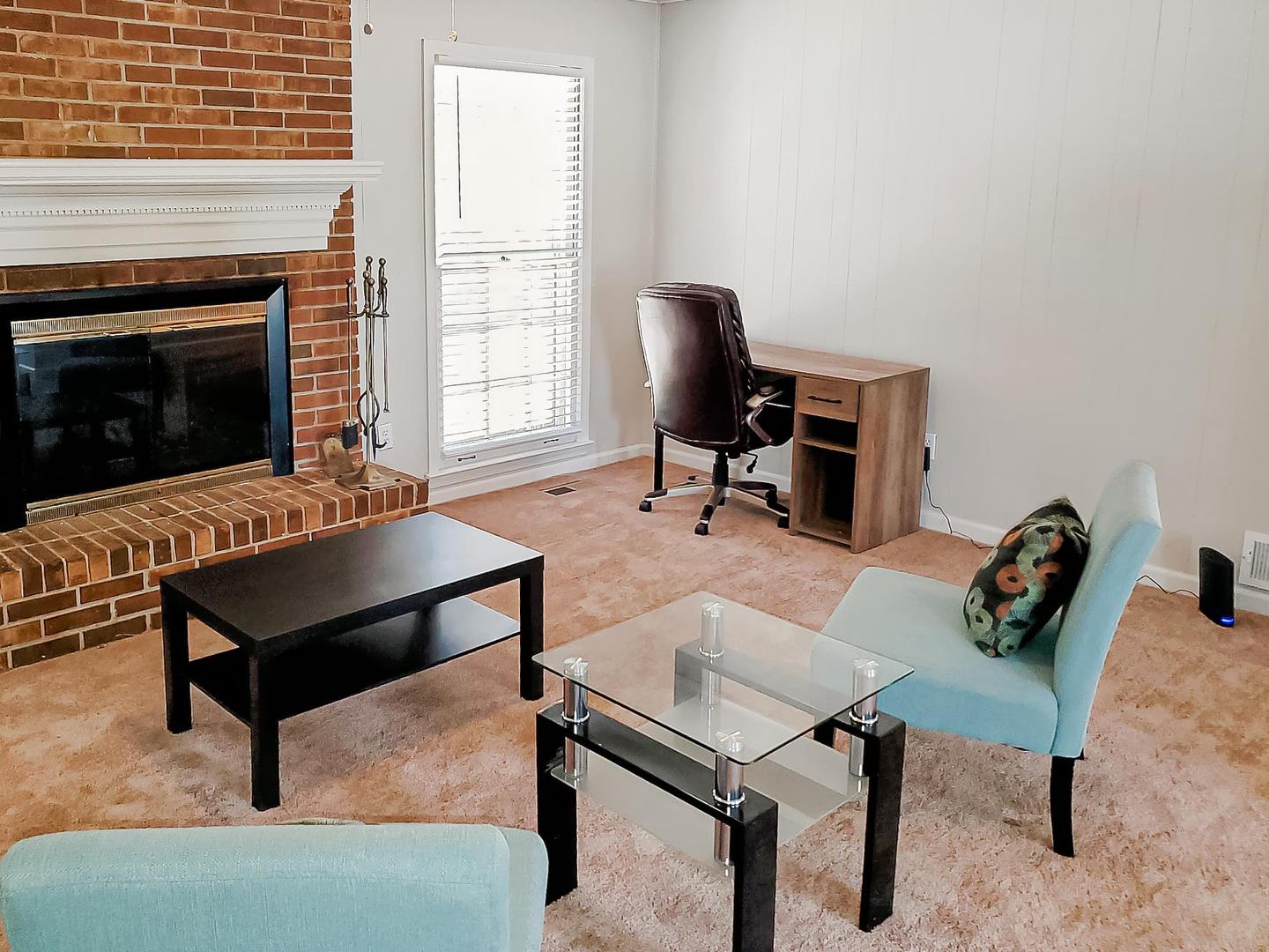 Common spaces including the kitchen