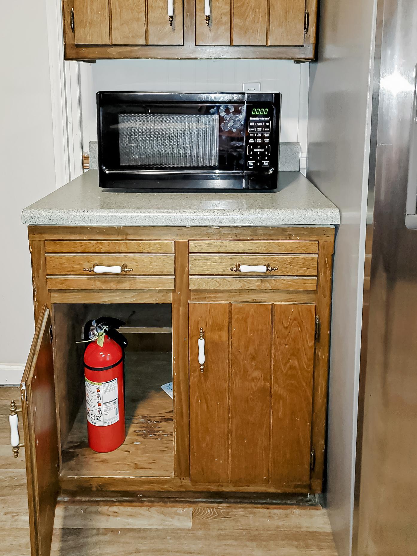 Common spaces including the kitchen