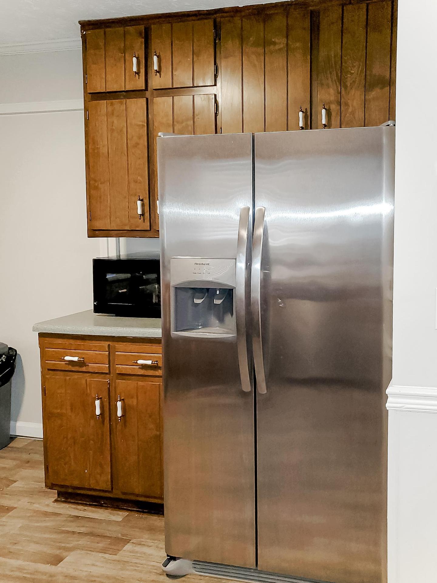 Common spaces including the kitchen