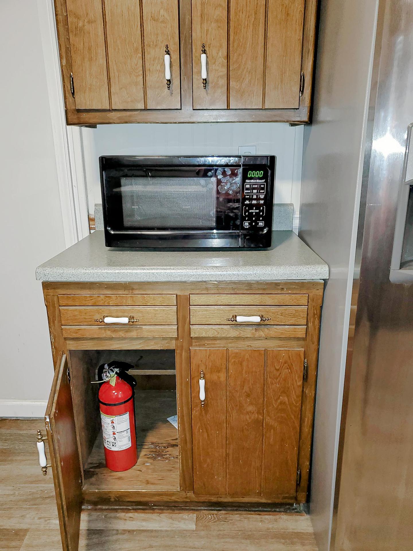 Common spaces including the kitchen