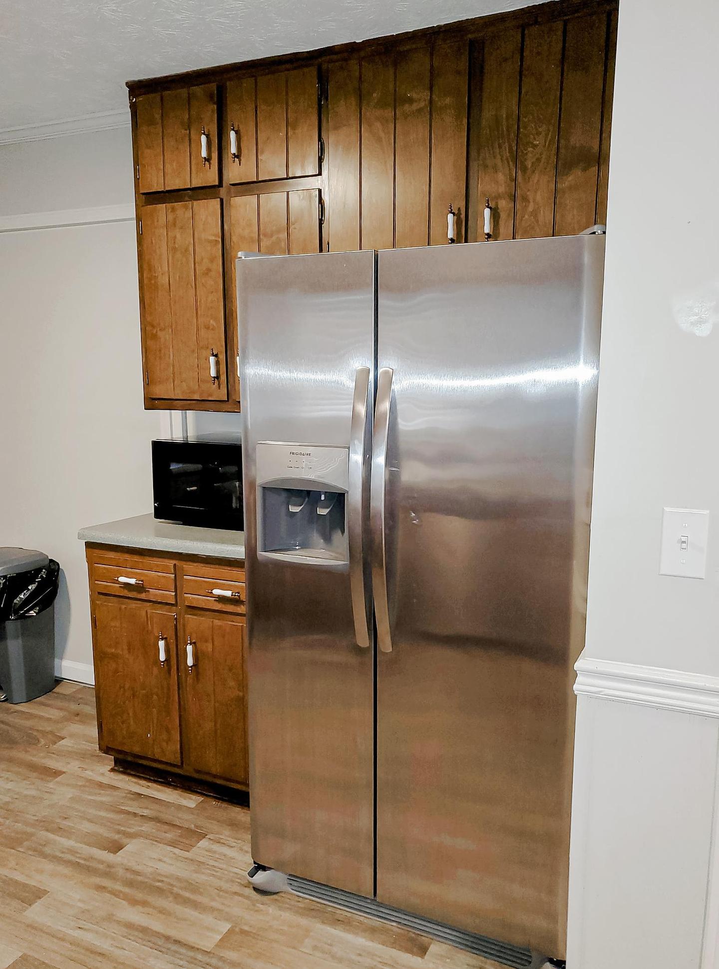 Common spaces including the kitchen