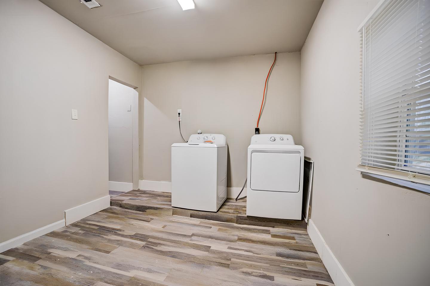 Common spaces including the kitchen