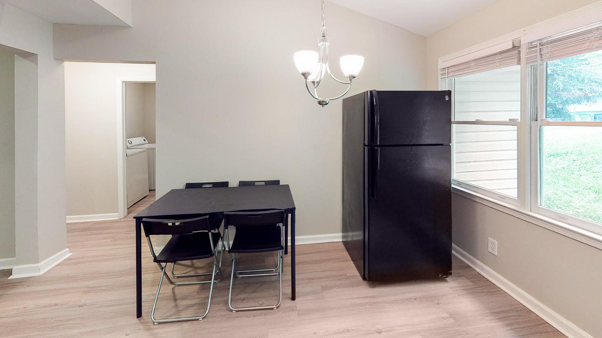 Common spaces including the kitchen