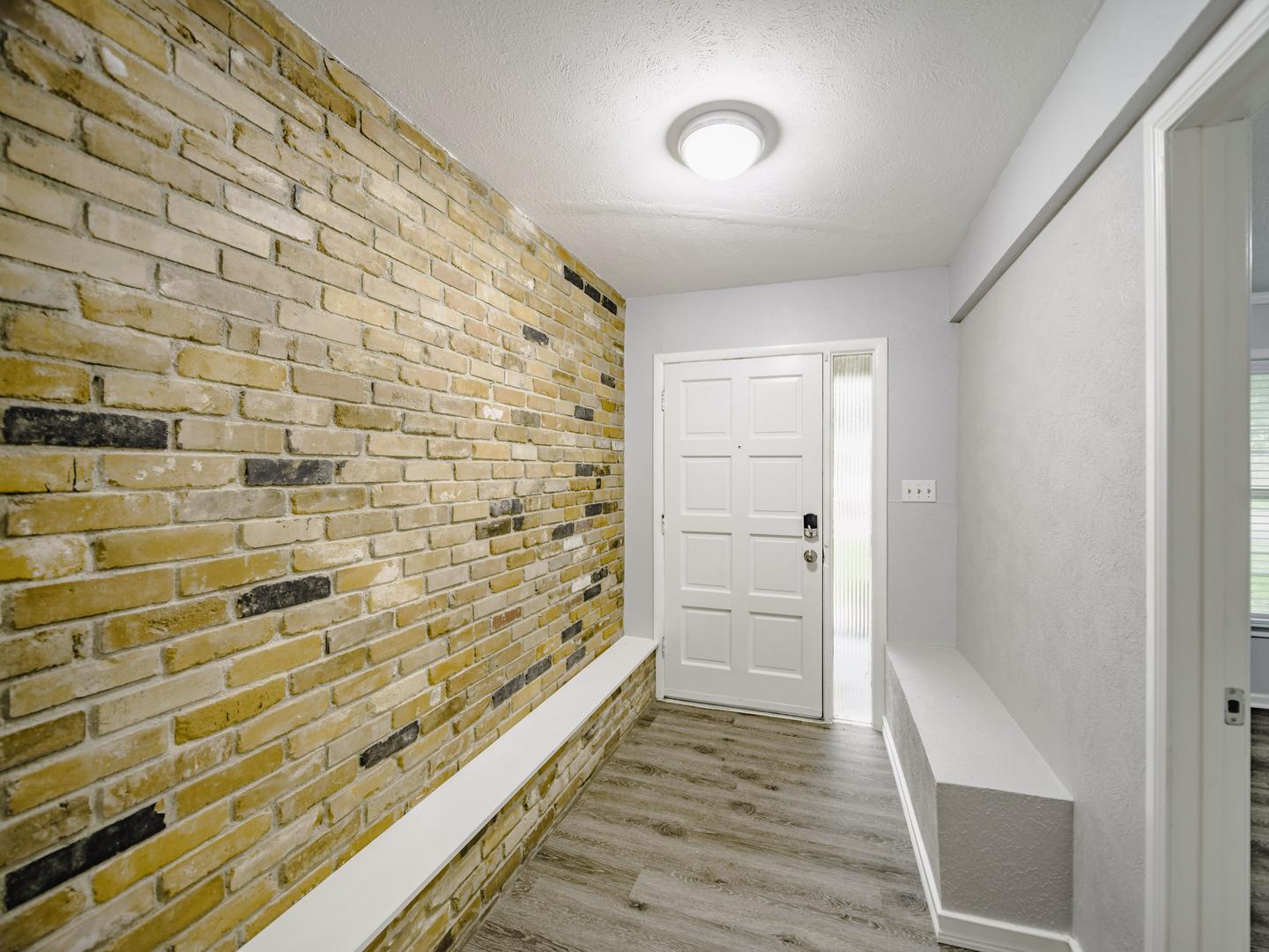 Common spaces including the kitchen