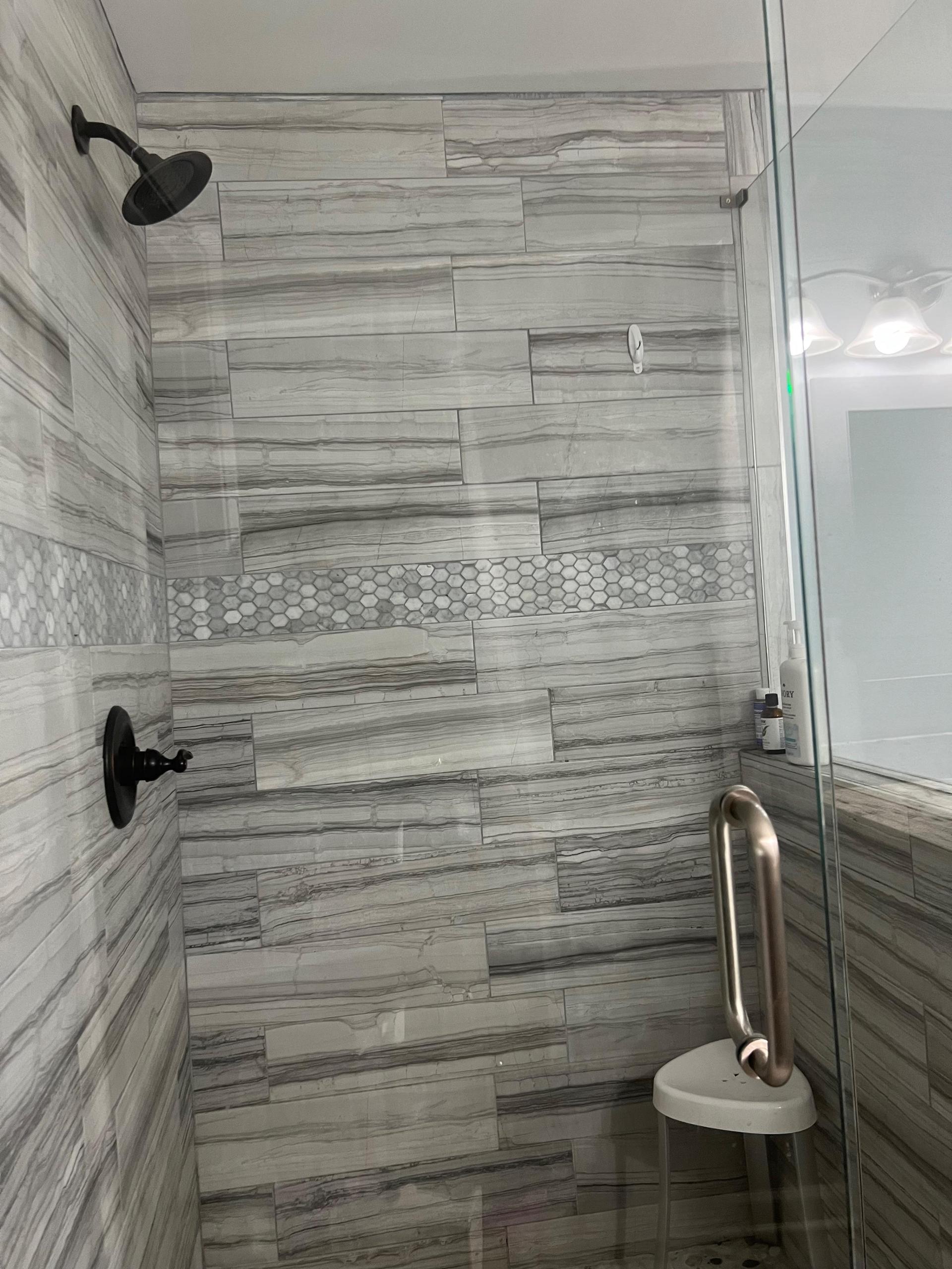 Walk in shower