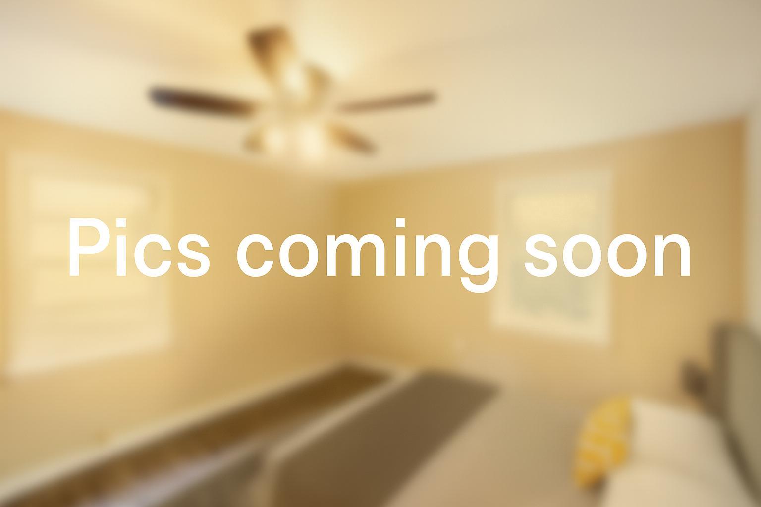 Updated pictures coming soon!  Room has a Queen bed, a closet, dresser, ceiling fan and 2 windows.