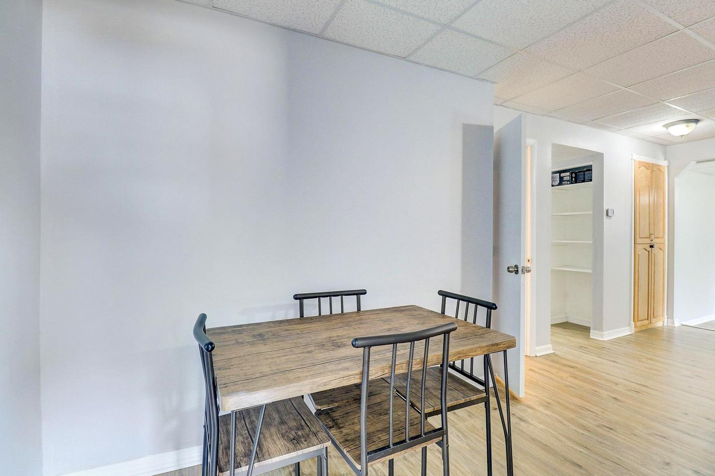Common spaces including the kitchen