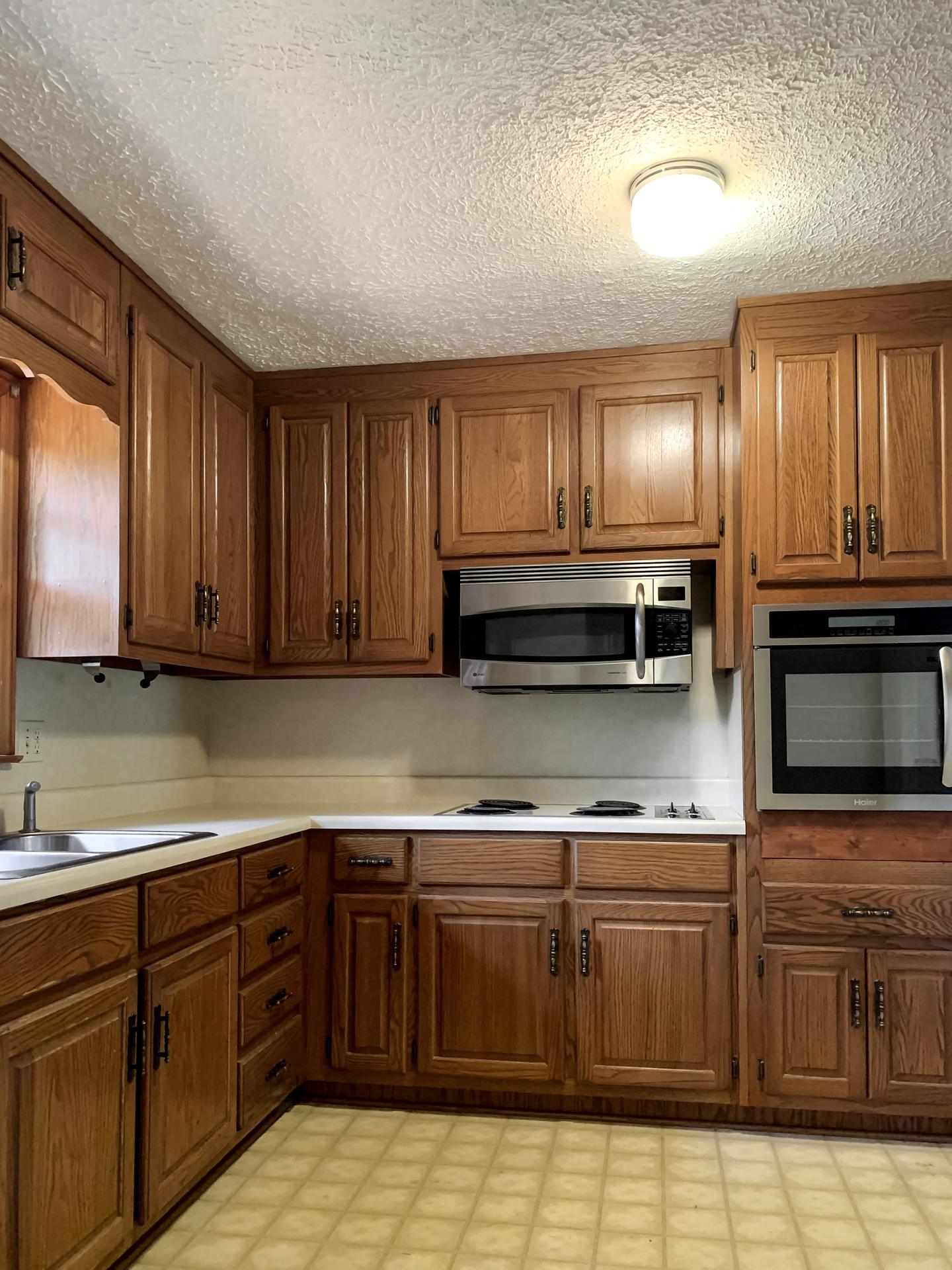 Common spaces including the kitchen