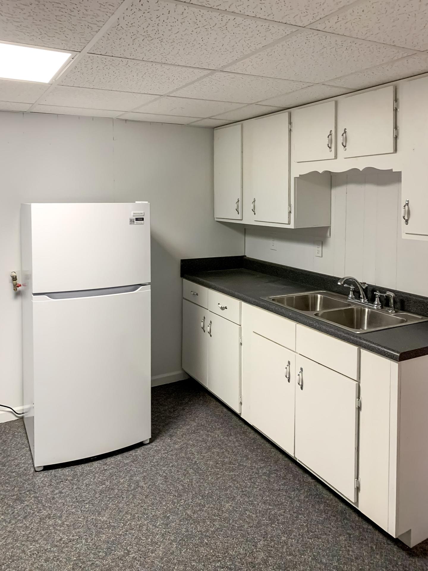 Common spaces including the kitchen