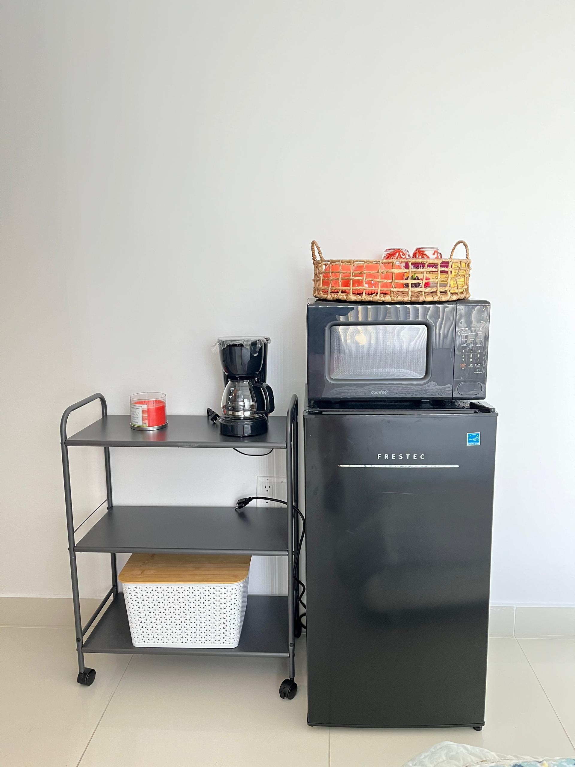 Executive Refrigerator, Microwave and Coffee Maker
