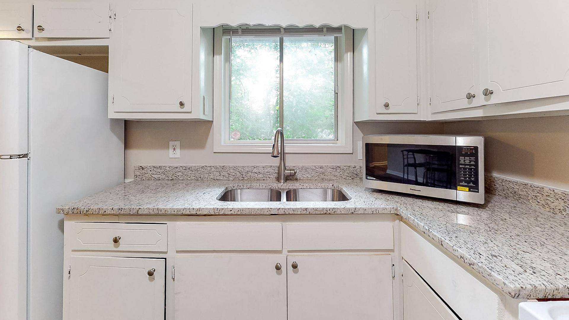 Common spaces including the kitchen