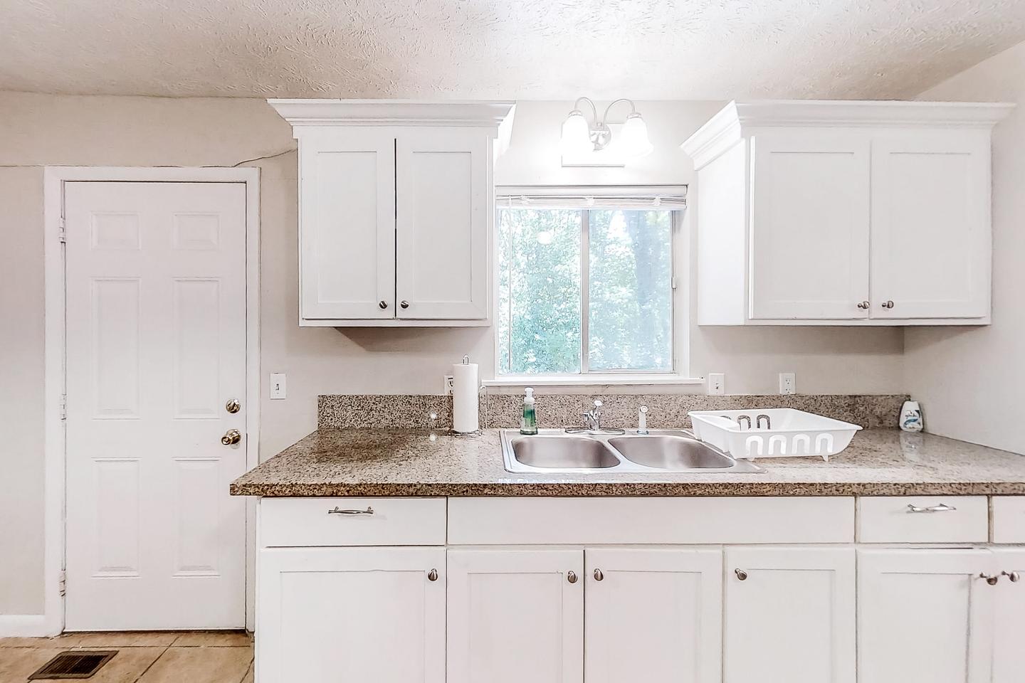Common spaces including the kitchen