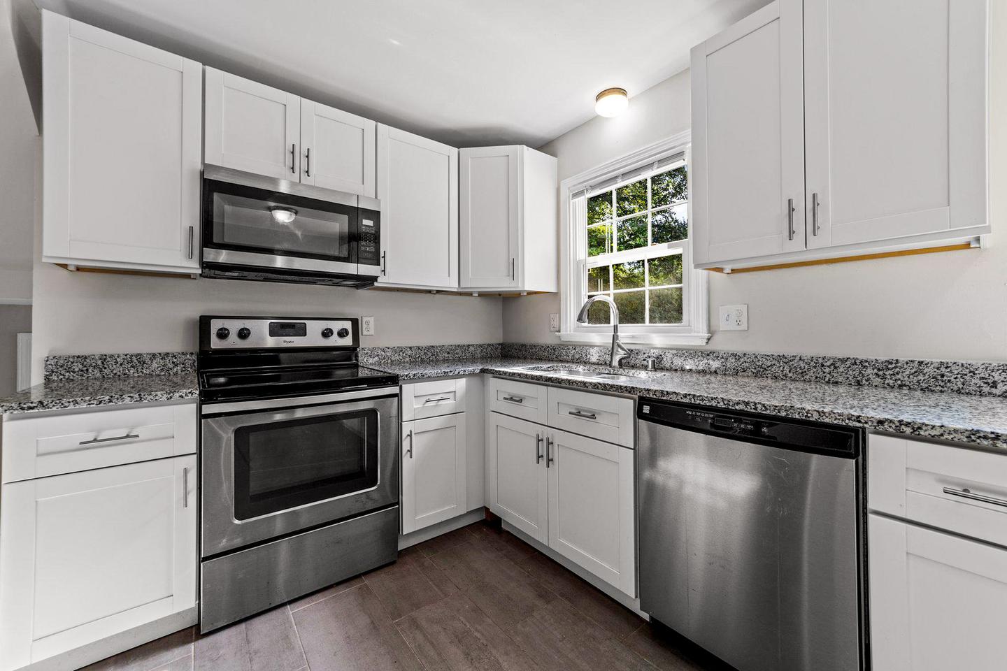 Common spaces including the kitchen