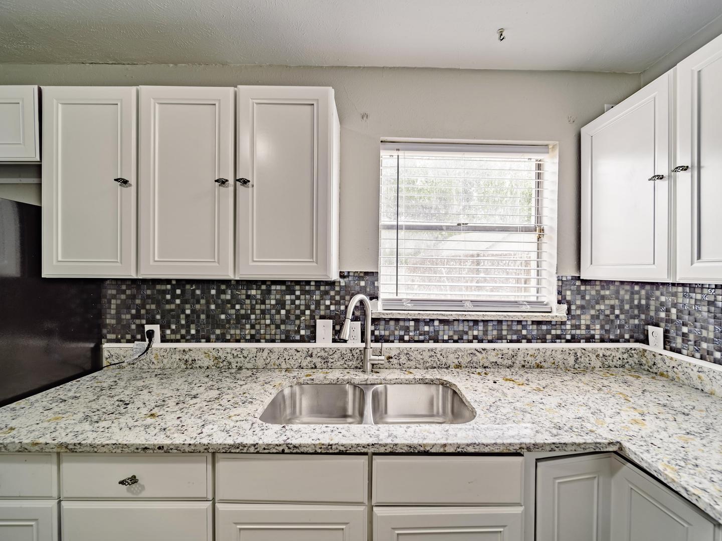 Common spaces including the kitchen